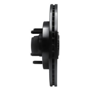 Ford F-150 Brake Rotor (1) - Front Left - R1 Concepts - Drilled & Slotted - Black - `00-`04